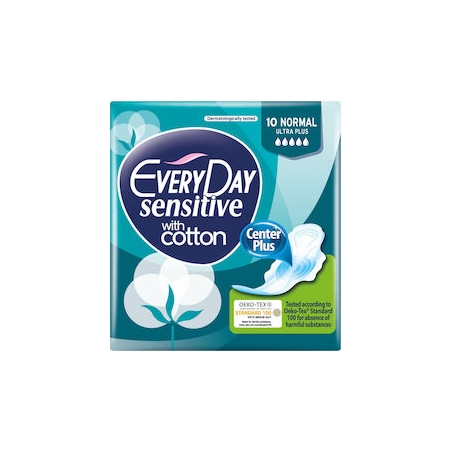 Every Day Σερβιέτες Sensitive Normal Ultra Plus 10 τεμ Every Day Σερβιέτες Sensitive Normal Ultra Plus 10 τεμ