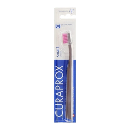 Curaprox CS 7600 Smart Ultra Soft Οδοντόβουρτσα Πολύ Μαλακή 1 τεμάχιο Καφέ-Ροζ.