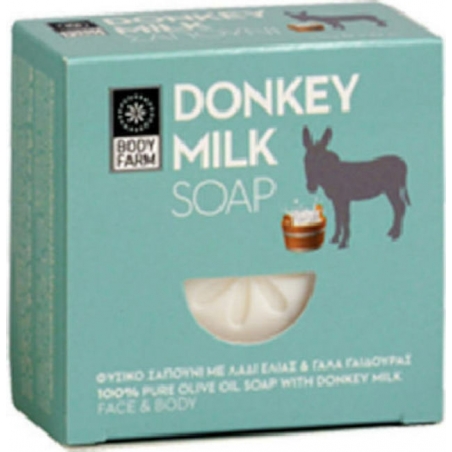 Bodyfarm Donkey Milk Soap Φυσικό Σαπούνι με Λάδι Ελιάς και Γάλα Γαϊδούρας 110gr Bodyfarm Donkey Milk Soap Φυσικό Σαπούνι με Λάδι Ελιάς και Γάλα Γαϊδούρας 110gr