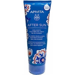 Apivita After Sun Δροσιστική Καταπραυντική Κρέμα Τζελ Για Πρόσωπο & Σώμα Σύκο, Αλόη & Πρόπολη 200ml