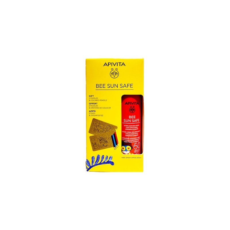 Apivita Αδιάβροχο Παιδικό Αντηλιακό Γαλάκτωμα Bee Sun Safe SPF50 200ml
