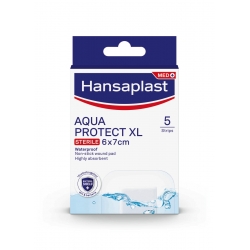 Hansaplast Aδιάβροχα και Αποστειρωμένα Αυτοκόλλητα Επιθέματα 6x7cm Aqua Protect XL 5τμχ