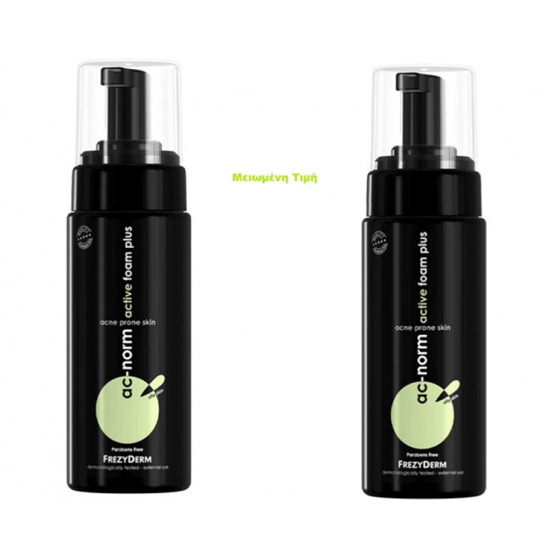 Frezyderm AC Norm Active Foam Plus 2x150ml (Μειωμένη τιμή)