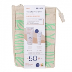 KORRES Αντηλιακή Κρέμα Προσώπου Γιαούρτι SPF50 50ml, Κρέμα Καθαρισμού 20ml + Serum Προσώπου 1.5ml