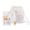 Korres PROMO PACK Γιαούρτι Παιδικό Αντηλιακό Σπρέι Σώματος & Προσώπου SPF50 150ml & Υφασμάτινη Τσάντα Για Ζωγραφική 1τμχ.
