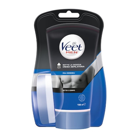 Veet Men Ανδρική Κρέμα Αποτρίχωσης Σώματος για Ευαίσθητες Επιδερμίδες 150ml
