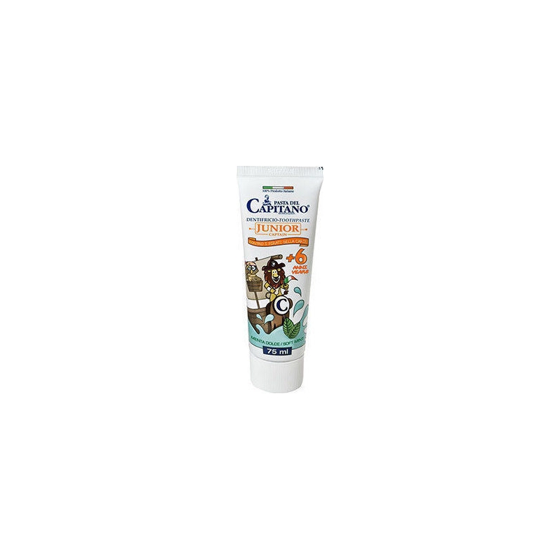 Pasta del Capitano Οδοντόκρεμα Junior 75ml με Γεύση Μέντα για 6+ χρονών