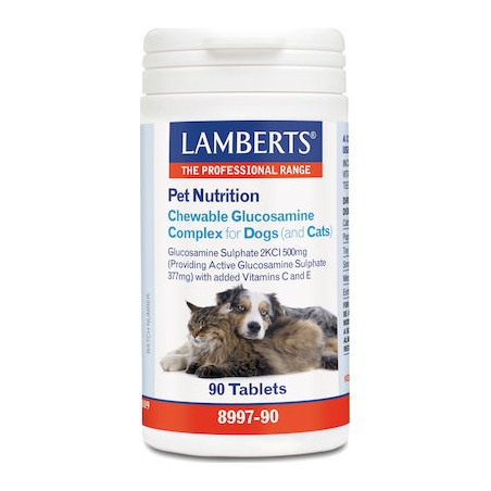 LAMBERTS PET NUTRITION GLUCOSAMINE COMPLEX (DOGS&CATS) 90TABL