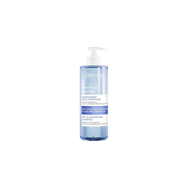 Vichy Dercos Mineral Doux Απαλό & Τονωτικό Σαμπουάν 400ml