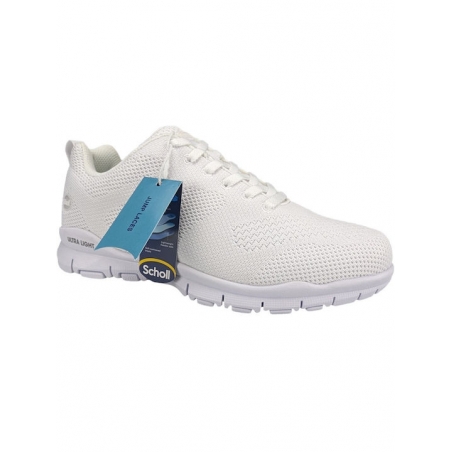 Scholl Γυναικεία Ανατομικά Sneakers Jump Laces Άσπρο κωδ 940016534-42