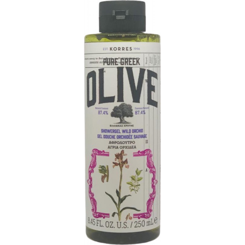 Korres Pure Greek Olive Αφρόλουτρο σε Gel Άγρια Ορχιδέα 250ml