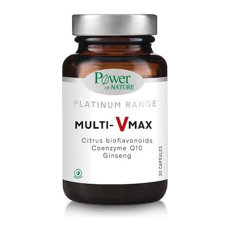 Power Of Nature Platinum Range Multi-Vmax Βιταμίνη για Ενέργεια & το Ανοσοποιητικό 30 κάψουλες Power Of Nature Platinum Range Multi-Vmax Βιταμίνη για Ενέργεια & το Ανοσοποιητικό 30 κάψουλες