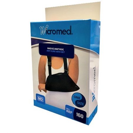 Wicromed Arm Sling With Net Φάκελος Ανάρτησης Με Δίχτυ One Size