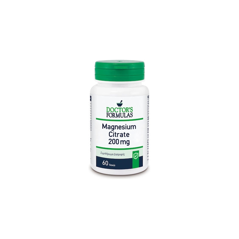 Doctor's Formulas Magnesium Citrate 200mg 60 ταμπλέτες