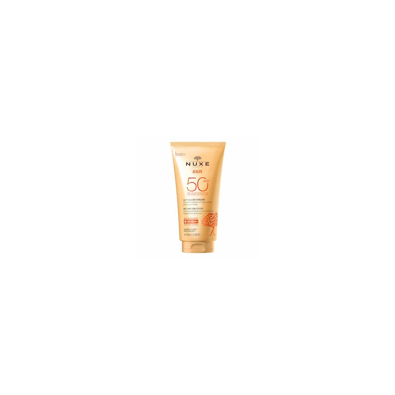 Nuxe Sun Melting Lotion SPF50 Αντηλιακό Γαλάκτωμα για Πρόσωπο & Σώμα 150ml