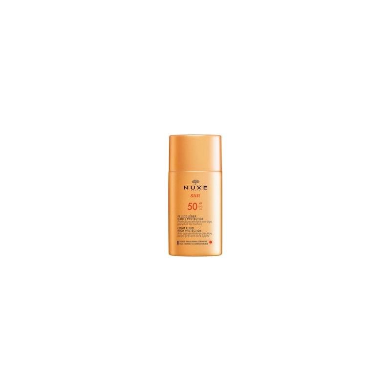 Nuxe Sun Αδιάβροχη Αντηλιακή Κρέμα Προσώπου SPF50 50ml