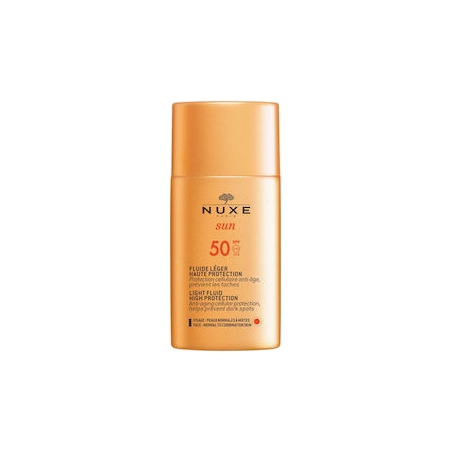Nuxe Sun Αδιάβροχη Αντηλιακή Κρέμα Προσώπου SPF50 50ml