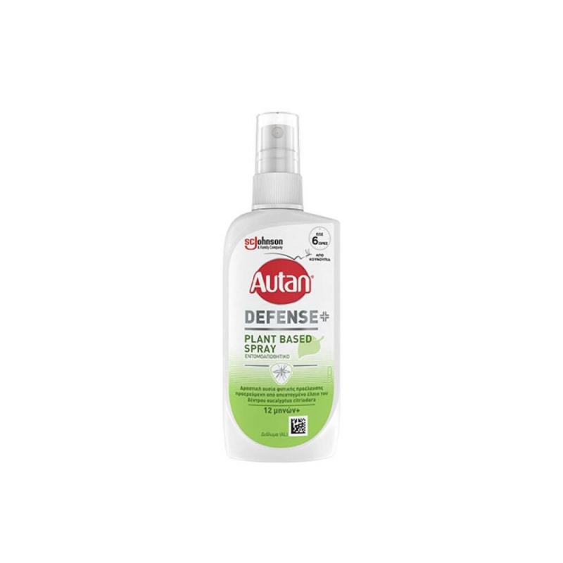 Autan Defense Plant Based Εντομοαπωθητική Λοσιόν σε Spray Κατάλληλη για Παιδιά 100ml