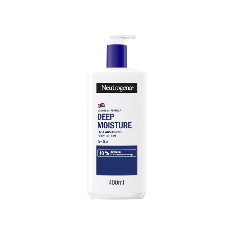 Neutrogena Deep Moisture Fast Absorbing Body Lotion 400ml