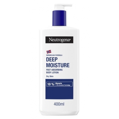 Neutrogena Deep Moisture Fast Absorbing Body Lotion 400ml