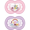 MAM I LOVE MUMMY X2 16+ ΠΙΠΙΛΑ ΣΙΛΙΚΟΝΗ ΚΟΡΙΤΣΙ 265SG1