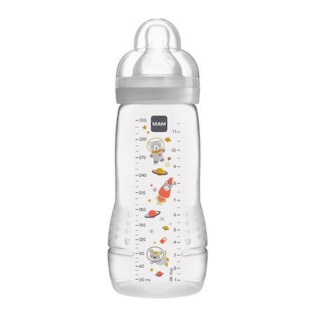 Mam Easy Active Πλαστικό Μπιμπερό με Θηλή Σιλικόνης για 4+ μηνών (361SU), 330ml Mam Easy Active Πλαστικό Μπιμπερό με Θηλή Σιλικόνης για 4+ μηνών (361SU), 330ml