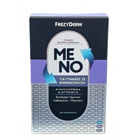 Frezyderm Meno Συμπλήρωμα για την Εμμηνόπαυση 30 κάψουλες Frezyderm Meno Συμπλήρωμα για την Εμμηνόπαυση 30 κάψουλες