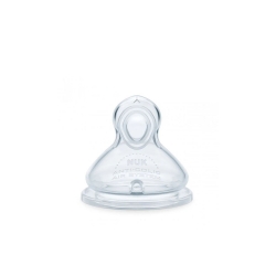 NUK First Choice+ Θηλή Σιλικόνης 6-18m Μικρής Ροής, 2τμχ