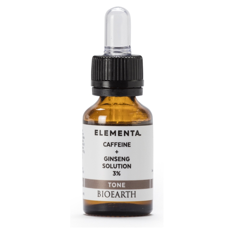 Bioearth Caffeine + Ginseng Solution 3% Ενυδατικό Serum Προσώπου 15ml