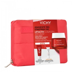 Vichy Liftactiv Collagen Specialist κρέμα ημέρας 50ml & Δώρα Ορός Liftactiv Specialist B3 5ml & Capital soleil UV Age SPF 50 3ml