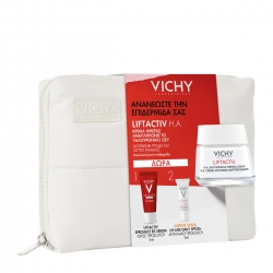 Vichy Liftactiv H.A. κρέμα ημέρας 50ml & Δώρα Ορός Liftactiv Specialist B3 5ml & Capital soleil UV Age SPF 50 3ml