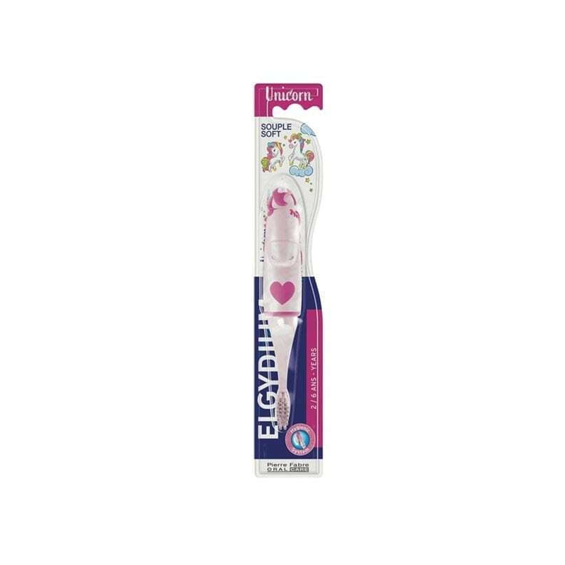 Elgydium Unicorn Οδοντόβουρτσα Kids Soft από 2 έως 6 ετών