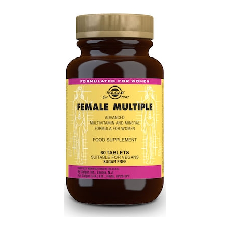 Solgar Female Multiple Βιταμίνη για Ενέργεια 60 ταμπλέτες