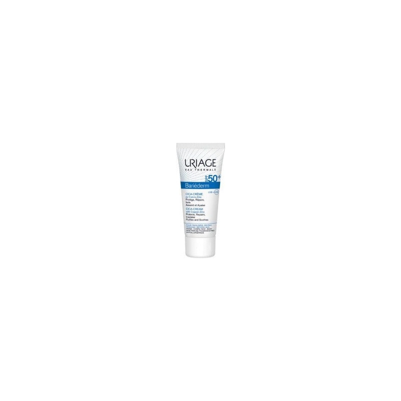 Uriage Bariederm SPF50 Ενυδατική Κρέμα Ανάπλασης για Ευαίσθητες Επιδερμίδες 40ml