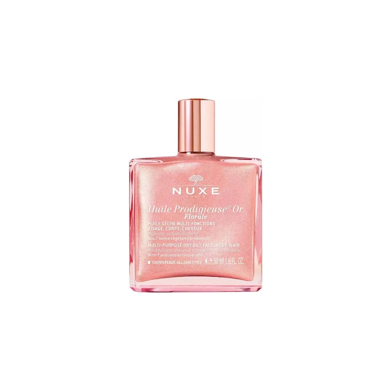 Nuxe Huile Prodigieuse Or Florale Multi Purpose Dry Oil Face Body Hair 50 ml