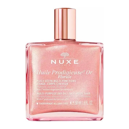 Nuxe Huile Prodigieuse Or Florale Multi Purpose Dry Oil Face Body Hair 50 ml