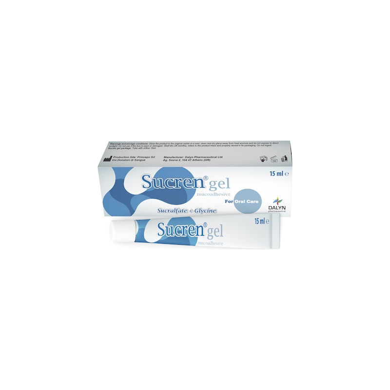 Eifron Sucren Gel Επούλωσης Στοματικών Πληγών & Φλεγμονών 15ml