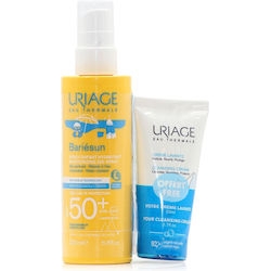 URIAGE Bariesun Spray Child Moisturizing High Protection SPF50+ 200ml + Free Cleansing Cream 50ml