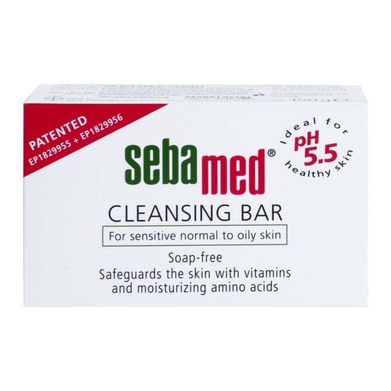 Sebamed Cleansing Bar For Sensitive Normal To Oily Skin 150gr