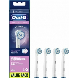 Oral-B Sensitive Clean Clean&Care Value Pack Ανταλλακτικές Κεφαλές για Ηλεκτρική Οδοντόβουρτσα 4τμχ
