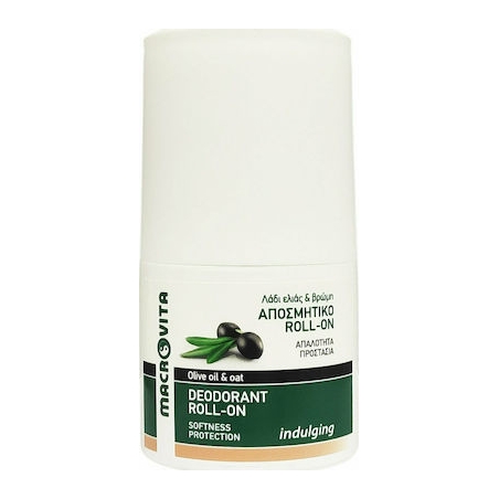Macrovita Roll On Indulging Αποσμητικο Με Λαδι Ελιας & Βρωμη 50ML Macrovita Roll On Indulging Αποσμητικο Με Λαδι Ελιας & Βρωμη 50ML