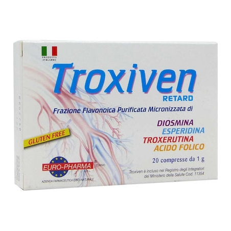 Bionat Troxiven Retard Χάπια για Ευρυαγγείες 20 ταμπλέτες