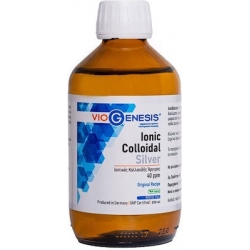 Viogenesis Colloidal Silver Ionic 40ppm, Ιοντικός Κολλοειδής Άργυρος 250ml.