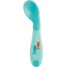 Chicco Βρεφικό Κουτάλι από Σιλικόνη Blue για 8+ μηνών