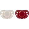 Chicco Physio Air Σετ Πιπίλες 2 τμχ Μπεζ - Μπορντό 6-16m