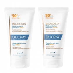 Ducray Melascreen Light Cream Normal to Combination Skin Αντηλιακή Κρέμα Προσώπου SPF50 2x50ml