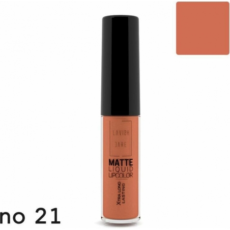 Lavish Care Lipcolor Liquid Κραγιόν Matte No 21 5ml Lavish Care Lipcolor Liquid Κραγιόν Matte No 21 5ml