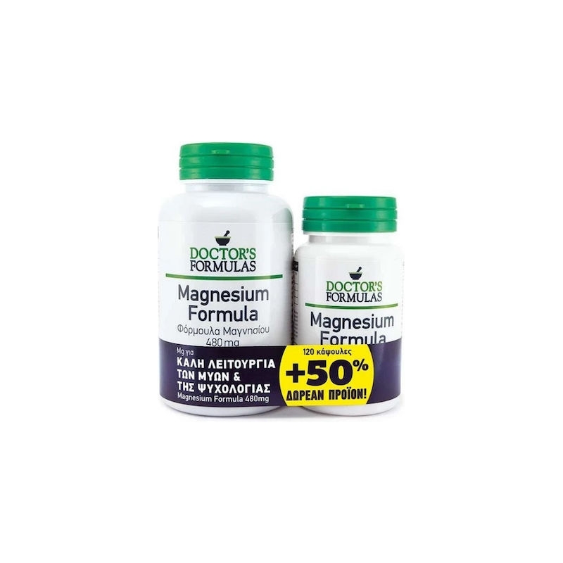 Doctor's Formulas Magnesium Formula 480mg 180 κάψουλες