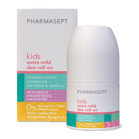 Pharmasept Kids Extra Mild Αποσμητικό σε Roll-On Χωρίς Αλουμίνιο 50ml