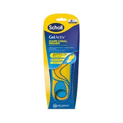 SCHOLL Gel Activ Πάτοι για Καθημερινά Υποδήματα & Απορρόφηση Κραδασμών Small (35.5-40.5 Μέγεθος) 2τμχ
